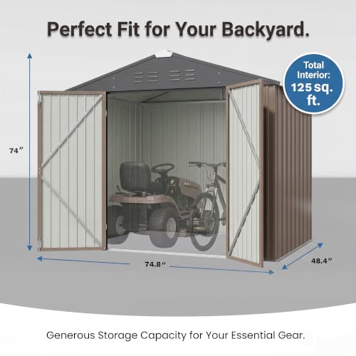 6x4 FT Storage Shed