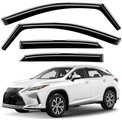 Window Deflectors Smoke Tinted in