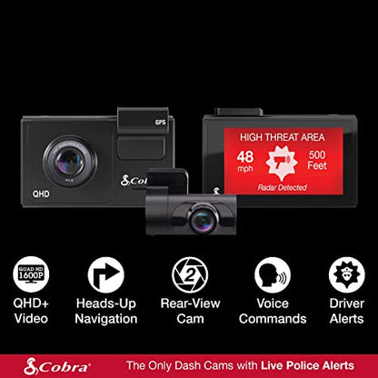 Smart Dash Cam + Rear Cam