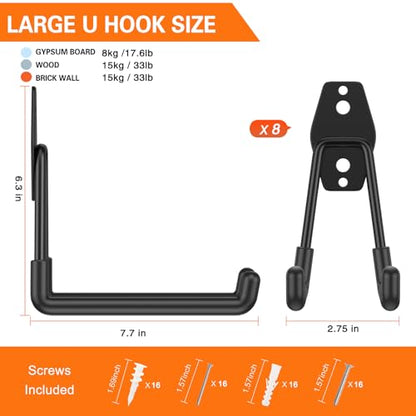 Garage Hooks Heavy Duty