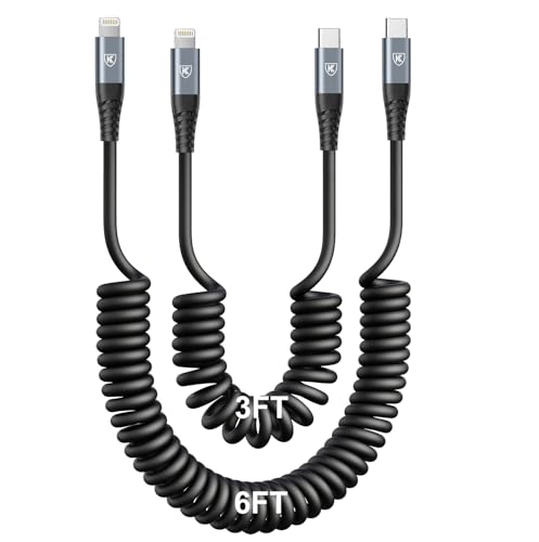 USB C to Lightning Cable [3FT+6FT] (2 Count)