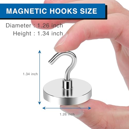 Magnetic Hooks for Cruise Essentials 2026 Cabins Door 12 P (12 Count)