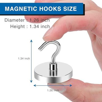 Magnetic Hooks for Cruise Essentials 2026 Cabins Door 12 P (12 Count)