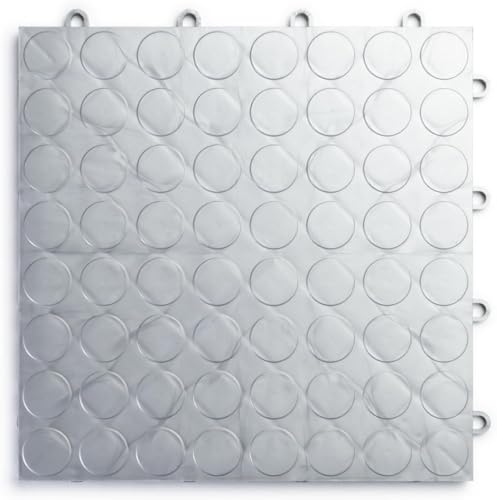 SnapLock RaceDeck CircleTrac 12"x12" Interlocking Garage Tiles (24 Count)
