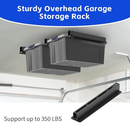 3 Pack Overhead Storage Bin Rack (3 Count)