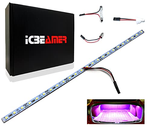 12" Purple 18SMD 2835 LED Strip Light Universal Fit Car Trunk Cargo Area or Interior Illumination