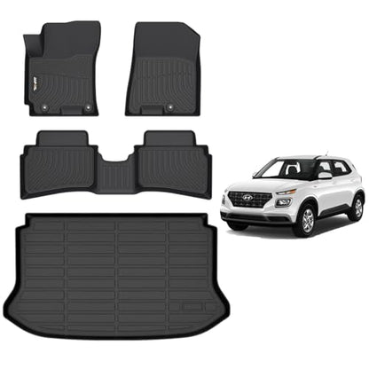 Custom Fit TPE Floor Mats & Cargo Liners for Hyundai Venue 2020