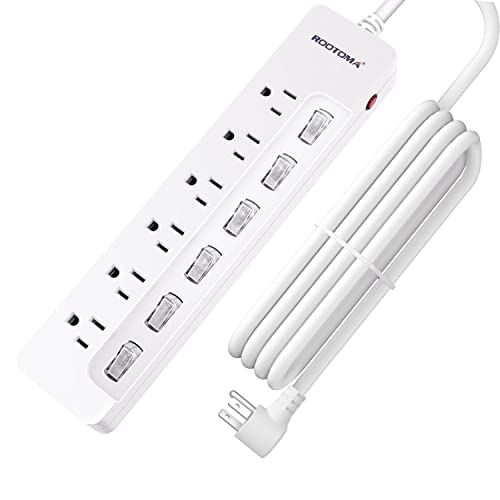 10FT Heavy Duty Extension Cord with Individual Switches on Off