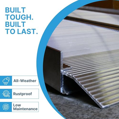 Traverse Aluminum Singlefold Edgeless Ramp