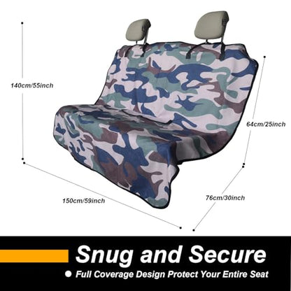 Back Seat Cover for Car Trucks Van SUV Jeep