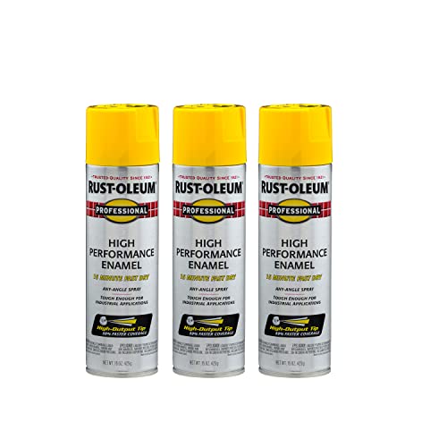 Professional High Performance Gloss Safety Yellow Spray Paint (45 Fl Oz)