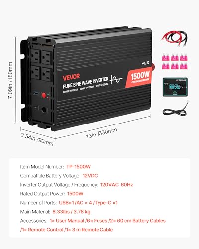 1500W Power Inverter