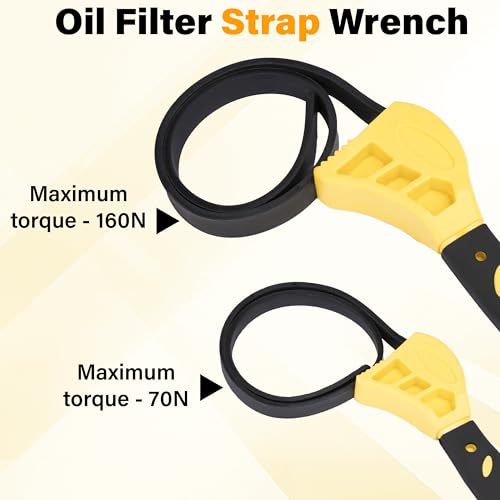 2 PCS Strap Wrench Plumbing (2 Count)