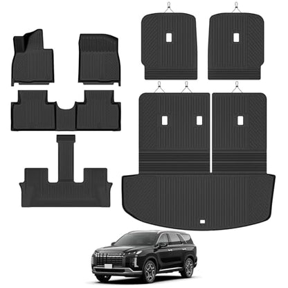 Custom Fit Floor Mats for 2026 Hyundai Palisade Gas 7 Seats