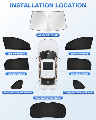 Sunshades for Hyundai Tucson 2016 (8 Count)