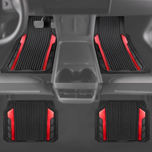 Heavy Duty Rubber Car Mats Metallic