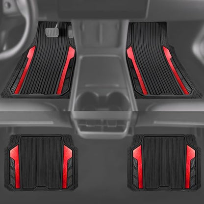 Heavy Duty Rubber Car Mats Metallic