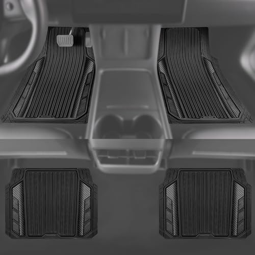 Heavy Duty Rubber Car Mats Metallic