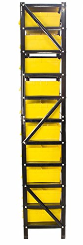 TLPB60 60 Parts Bin Shelving Organize with Plastic Bins for Garage
