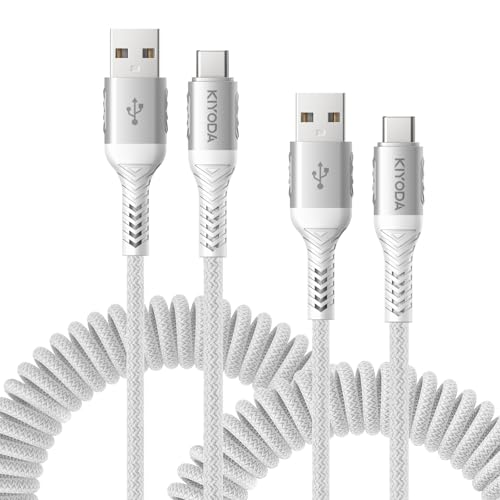 USB A to USB C Cable Fast Charging 66W (2 Count)