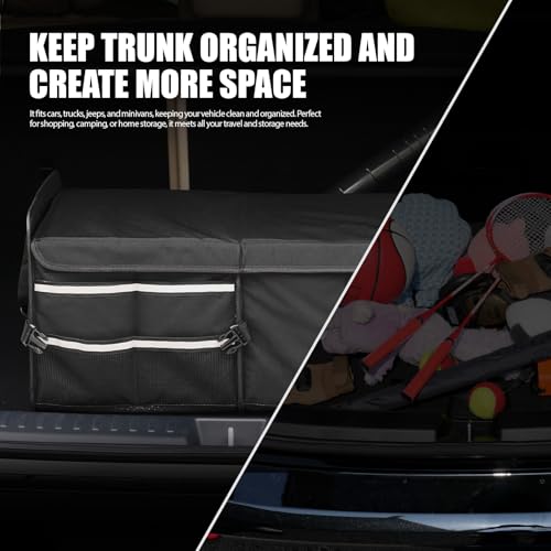 LIBZAKI Car Trunk Storage Organizer