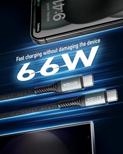 USB C to USB C Cable Coiled 3FT 2Pack (2 Count)