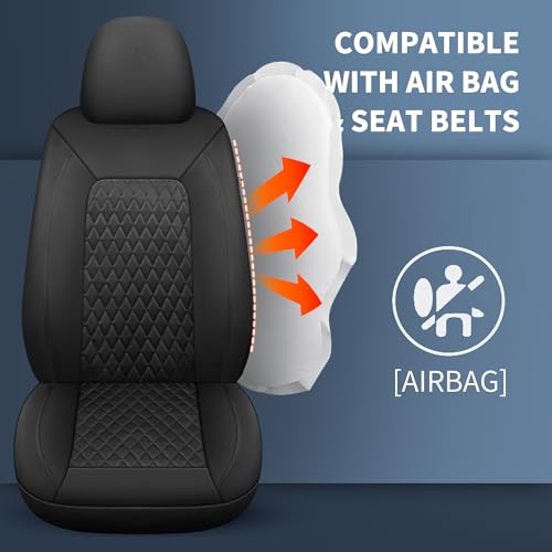 Faux Leather Full Set Car Seat Covers