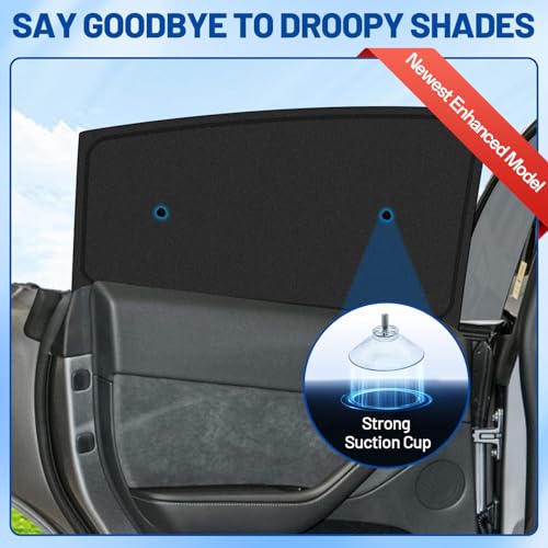 10PCS Sunshade Roof & Full Windshield Side Window for Tesla Model Y Juniper