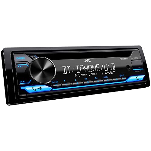 KD SR87BT Single DIN Car Stereo with CD Player & Bluetooth