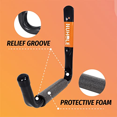 4 Pack 13.6 Inch Jumbo Garage Storage Hooks (4 Count)