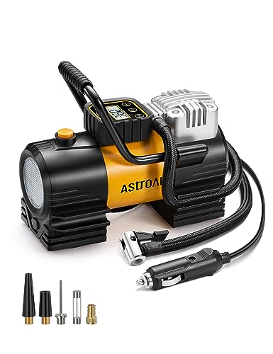 Tire Inflator Portable Air Compressor 12VDC Tire Pump Digital Gauge