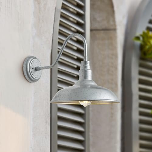 14in Outdoor Gooseneck Barn Lights for Patio