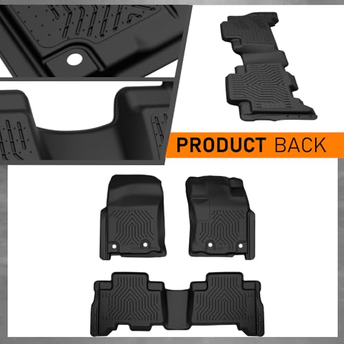 TPE Floor Mats Fit Toyota Tacoma 2016 (3 Count)