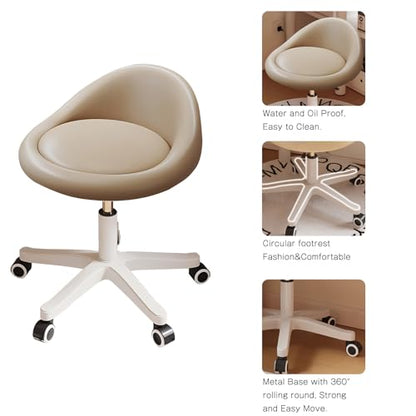 Rolling Stool Low Backrest
