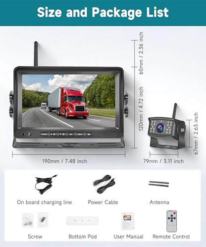 RV Wireless Backup Camera