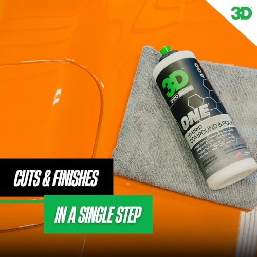 One Car Scratch & Swirl Remover Hybrid Rubbing Compound & Polish Buffing Compound for True Paint Correction 32oz Made in USA (30 Ounce)