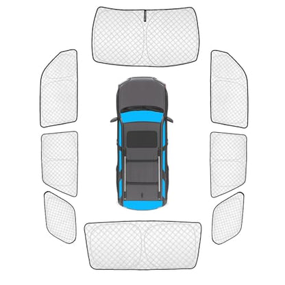 8pcs Thicken Car Window Shades for Toyota 4Runner 2010 (8 Count)