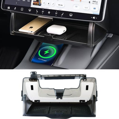 Hidden Under Screen Storage for Tesla Model Y Model 3 2026