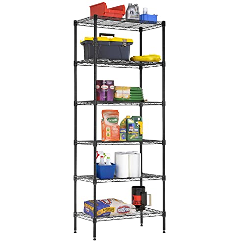 Adjustable Wire Shelving Storage Shelves Heavy Duty Shelving Unit for Small Places Kitchen Garage