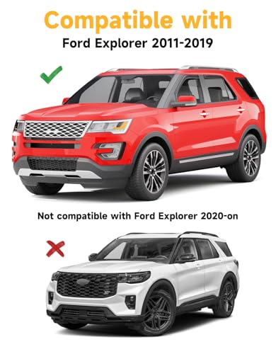 in Channel Window Visors Rain Guards for Ford Explorer 2011 (4 Count)