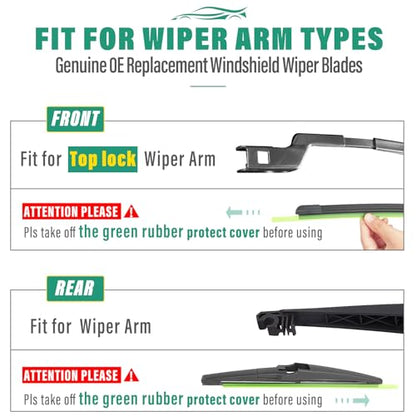 Windshield Wiper Blades Replacement for Chevrolet Trax 2024