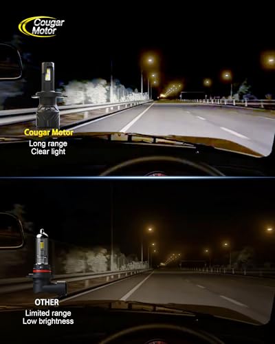 H4 Bulbs 9003 Fog Lights 6500K White Non (2 Count)