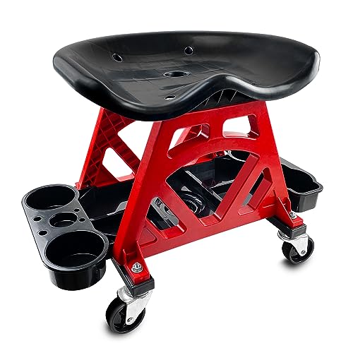 Durable Mechanic Seat with Wheels