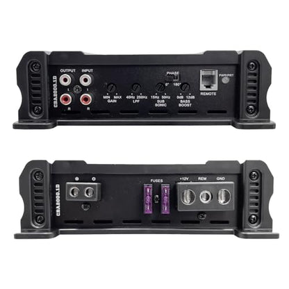 CBA2000.1D Monoblock Class D Amp & COKIT4 4GA Wiring Kit Bundle