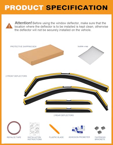 Window Rain Guards for Chevy Silverado