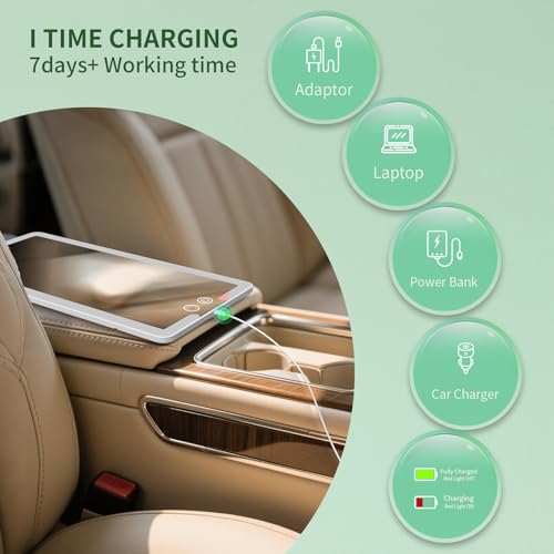 2PCS Car Visor Vanity Mirror with Lights (2 Count)