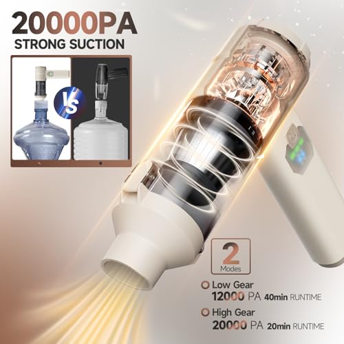 Car Vacuum Handheld Car Vacuum Cleaner Cordless with Brushless Motor