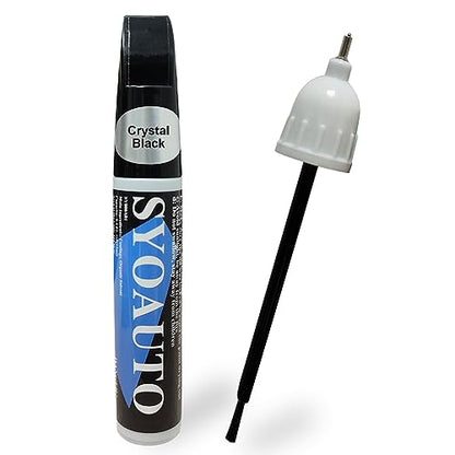 Crystal Black Pearl NH731P Touch Up Paint Fit for Honda Auto Touch up Paint Scratch Repair Pen Brush and Tip 2 in 1 Crystal Black Pearl NH731P