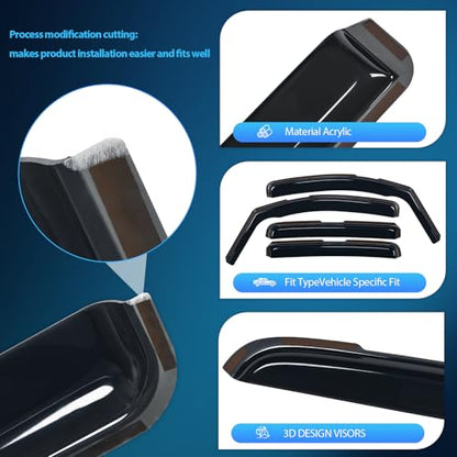 in Channel Rain Guards for Chevy Trax 2015