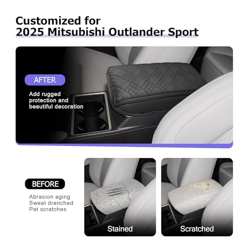 2025 2026 Outlander Sport Center Console Cover Compatible with 2021